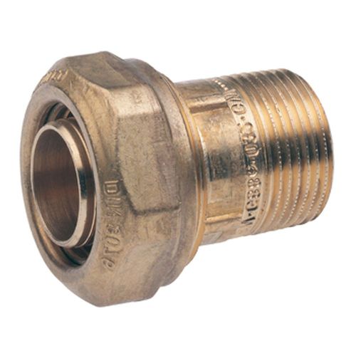 Rak koppling plast-utvändig gänga PN10